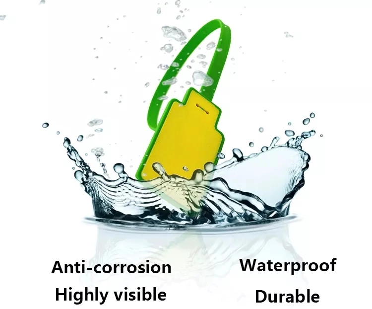 Waterproof Plastic Traceability UHF RFID Seal Tag Zip Cable Label