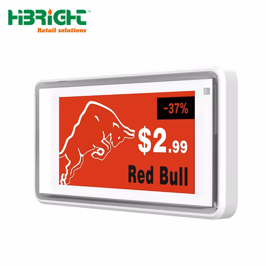 Drahtloses digitales LCD-E-Ink-Regaldisplay, Preisschild